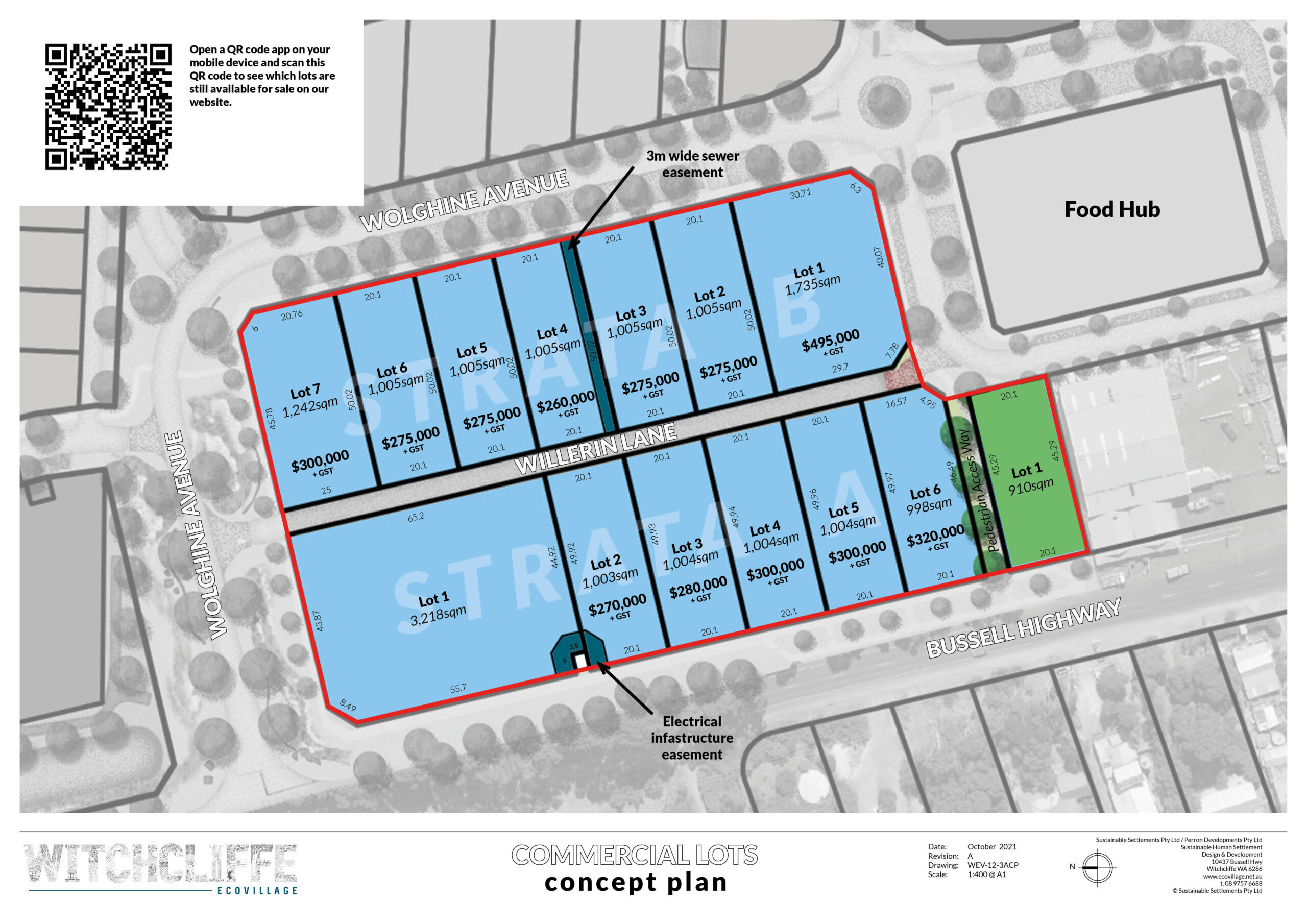 Commercial Lots Plan & Pricing 1