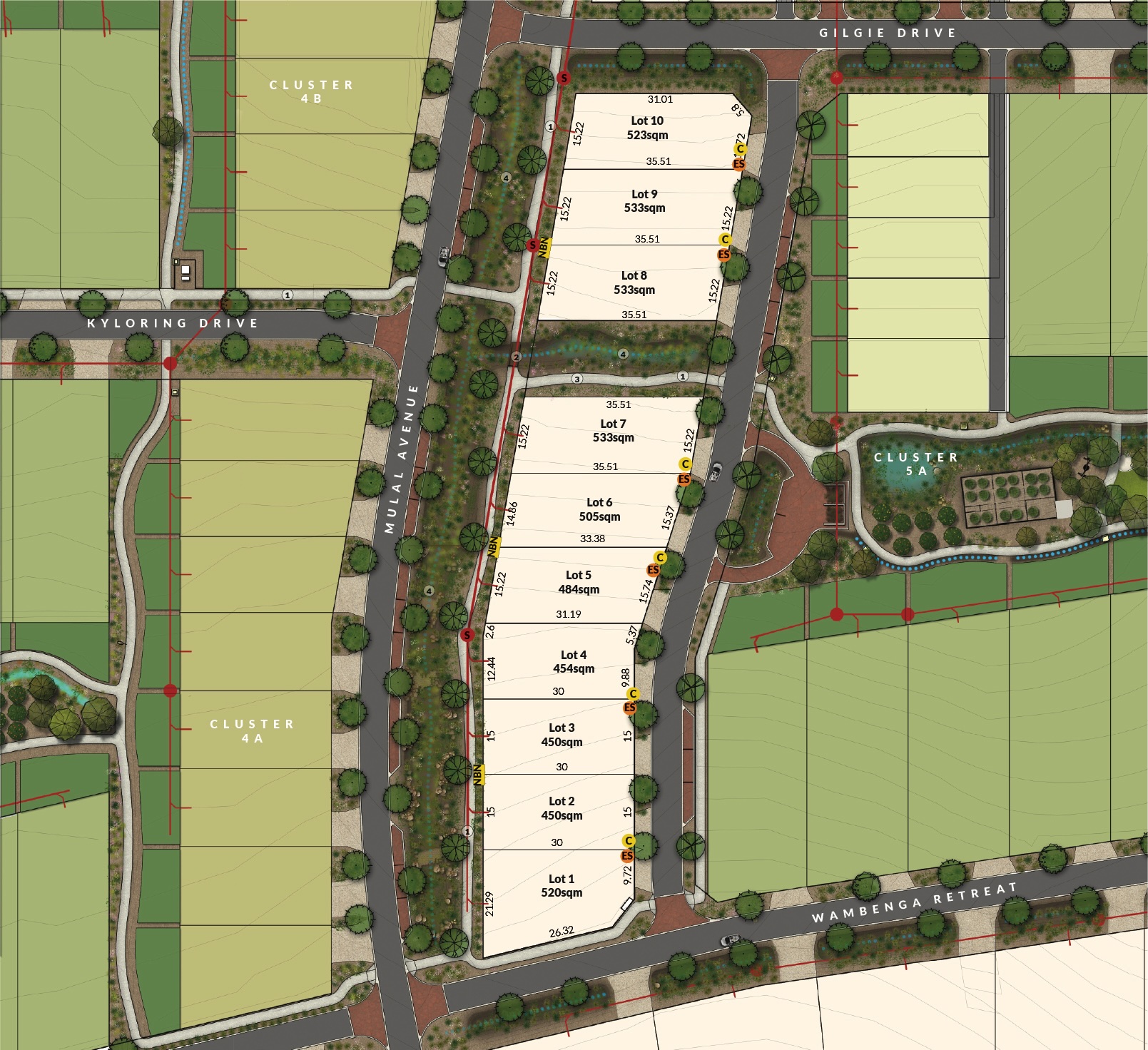 Witchclife Ecovillage Flexible Residential 5C Cluster Map Witchclife Ecovillage Flexible Residential 5C Cluster Map