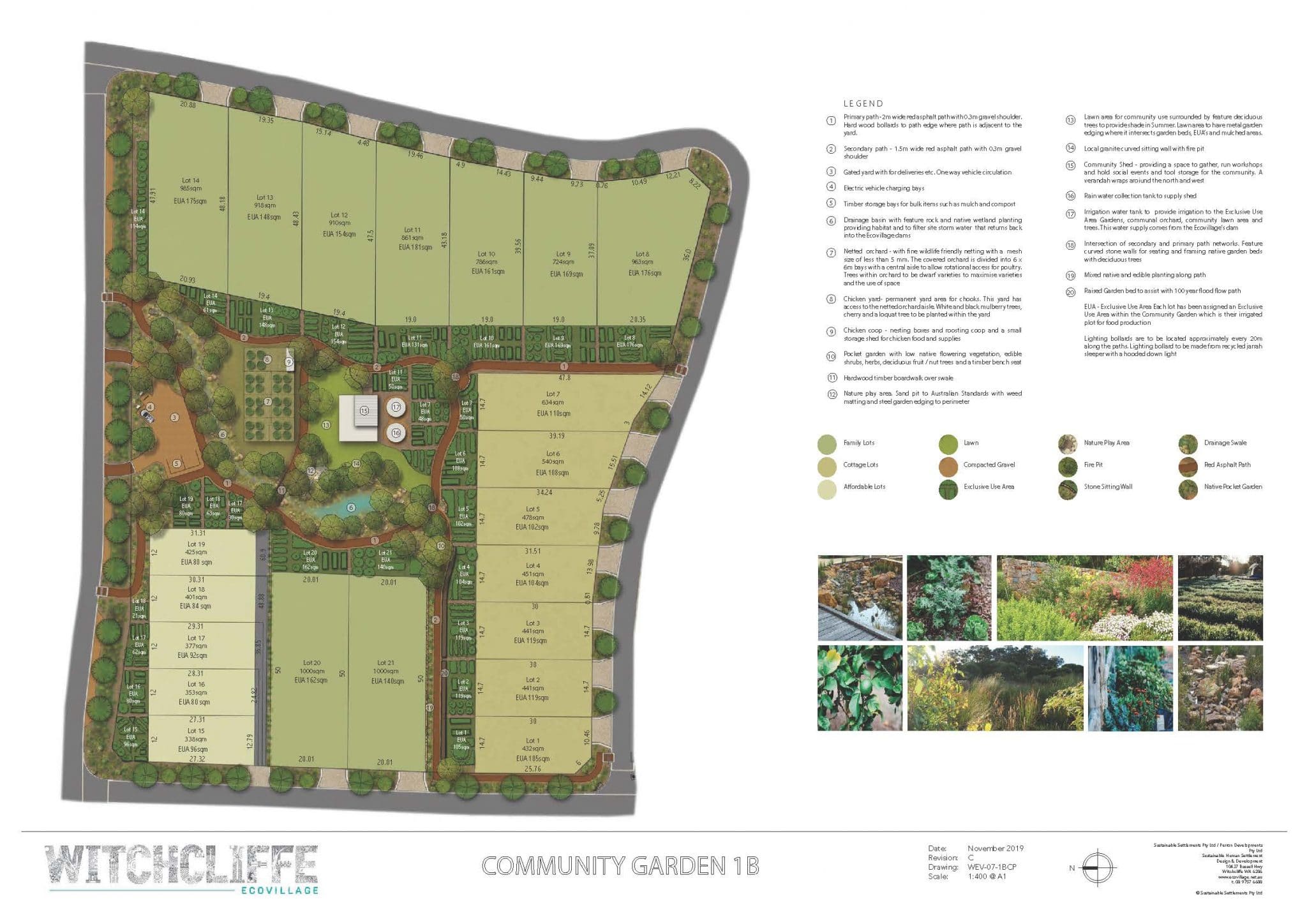 WEV 07 Community Garden 1B Concept Plan RevC Lot Dimensions web