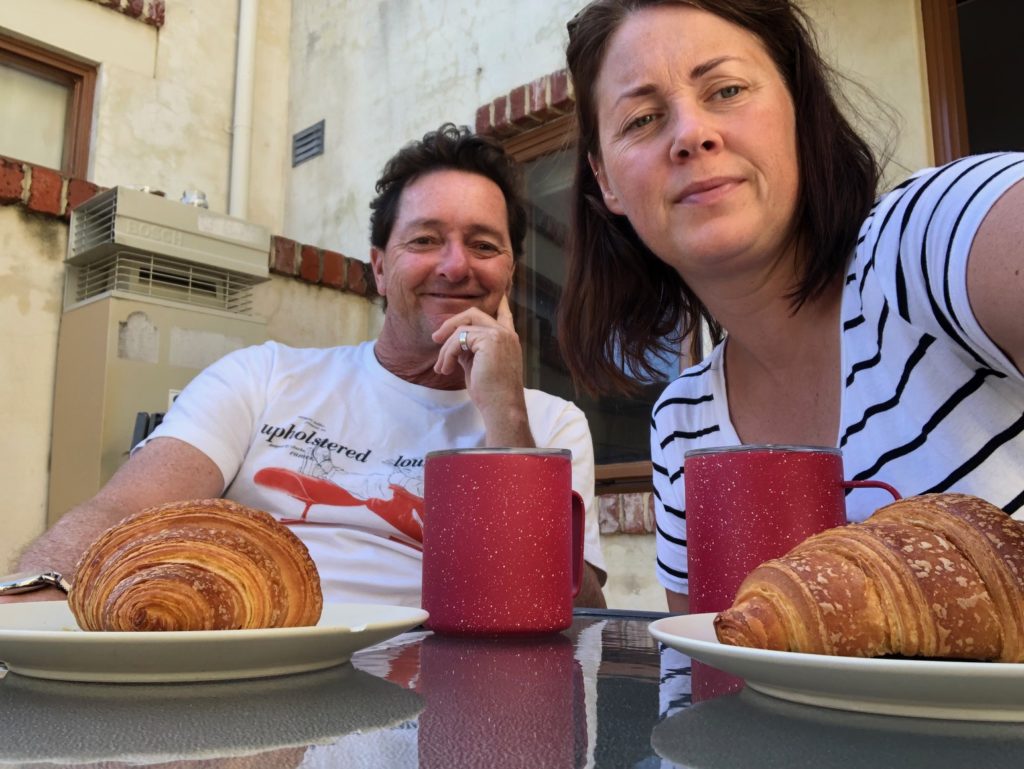 Loving and learning at the Ecovillage 4 G and A croissants 2